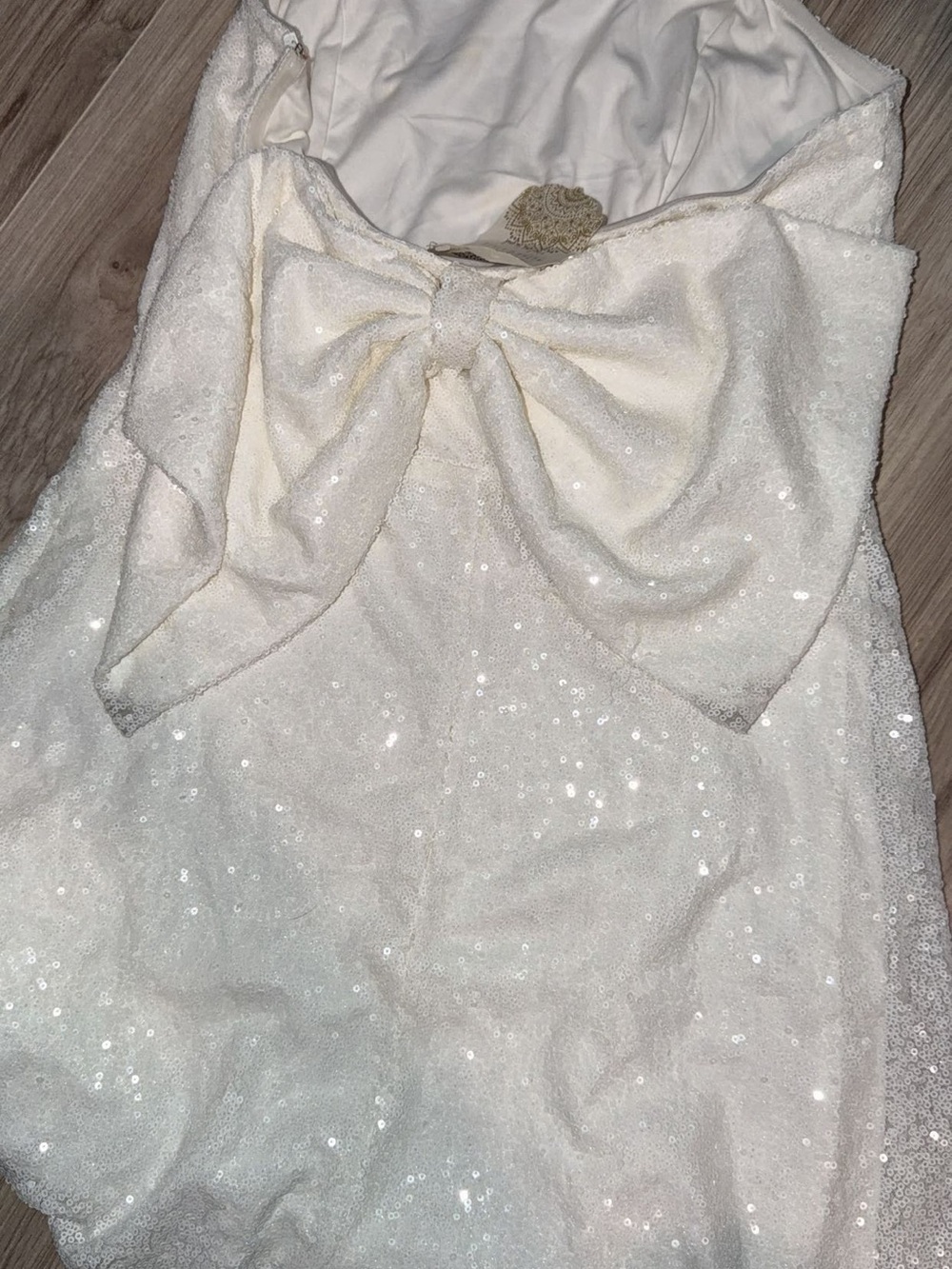Altar'd State Sequin Bow Dress